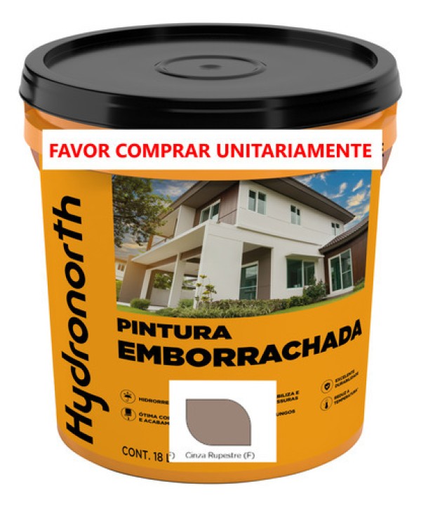 Encontraproduto.com.br - Tinta Pintura Emborrachada Impermeabilizante 18 Hydronorth