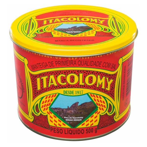 Encontraproduto.com.br - Manteiga Comum ITACOLOMY Com Sal Pote 500g