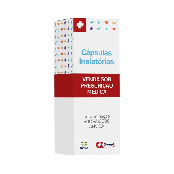 Encontraproduto.com.br - Foraseq 400mcg + 12mcg Refil Pó Encapsulado para Inalacão - Caixa com 120 Cápsulas