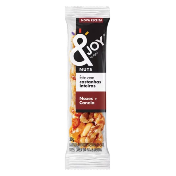 Encontraproduto.com.br - Barra de Mixed Nuts Nozes e Canela 30g
