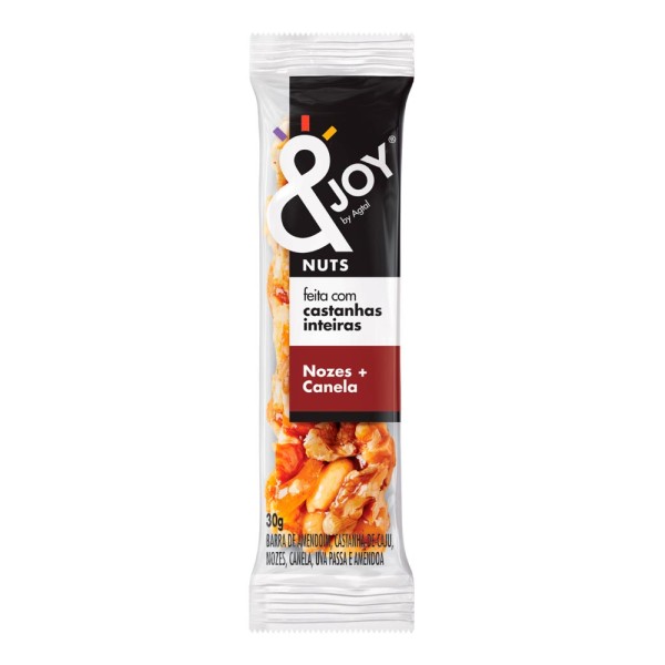 Encontraproduto.com.br - Barra de Mixed Nuts Nozes e Canela 30g
