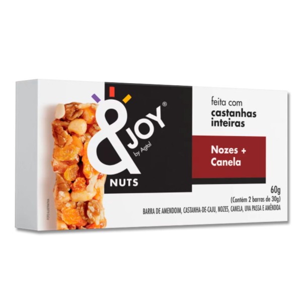 Encontraproduto.com.br - Barra Mixed Nuts c/2 Nozes/Canela - Agtal