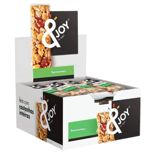 Encontraproduto.com.br - Barra Mixed Nuts Sementes 30g c/12 - Agtal &Joy