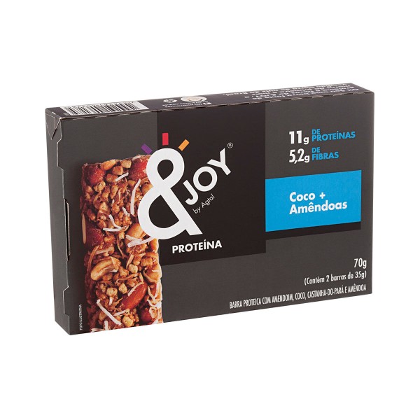 Encontraproduto.com.br - Barra Protein Nuts Amêndoa/Coco c/2 - Agtal