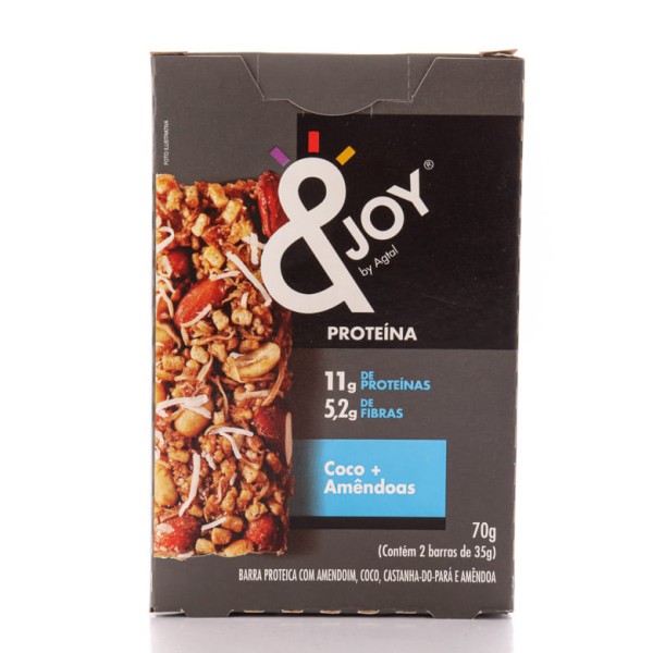 Encontraproduto.com.br - Barra Protein Nuts Amêndoa/Coco c/2 - Agtal