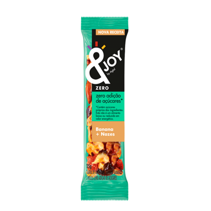 Encontraproduto.com.br - Barra de Nuts Zero Açúcar Banana e Nozes Enjoy 25g