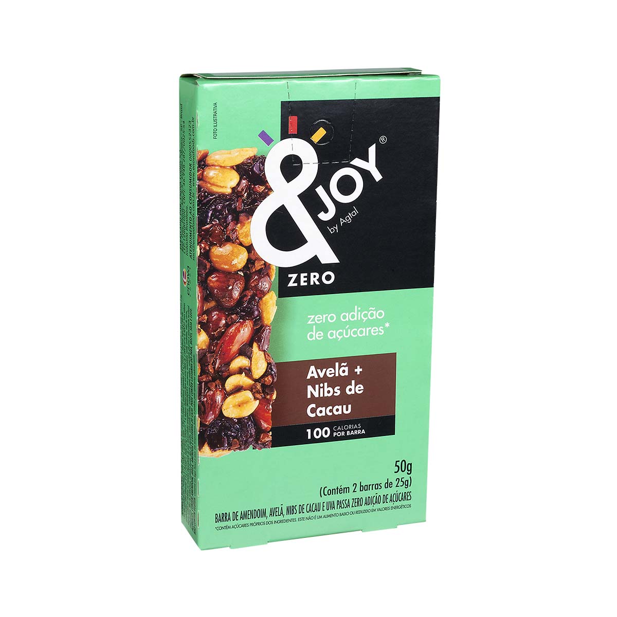 Encontraproduto.com.br - Cereal Barras & Joy Zero Avela e Nibs Cacau 50g
