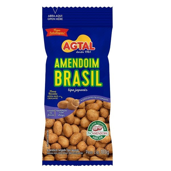 Amendoim Agtal Brasil 100g
