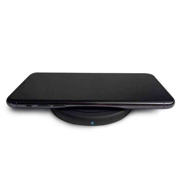 Encontraproduto.com.br - Conversor Para Carregamento Sem Fio Fast Wireless Charger Preto