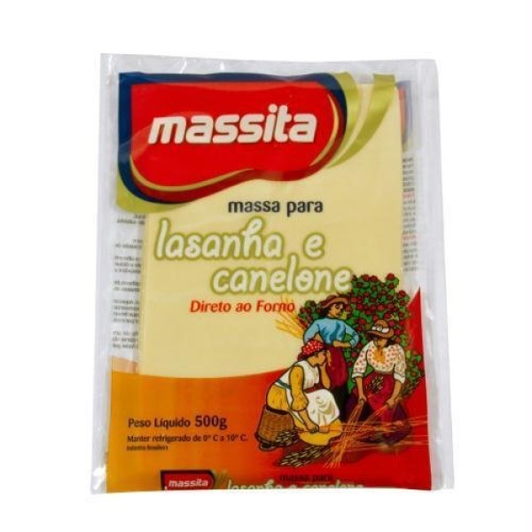 Encontraproduto.com.br - Massa Para Lasanha Massita Resfriada 500g