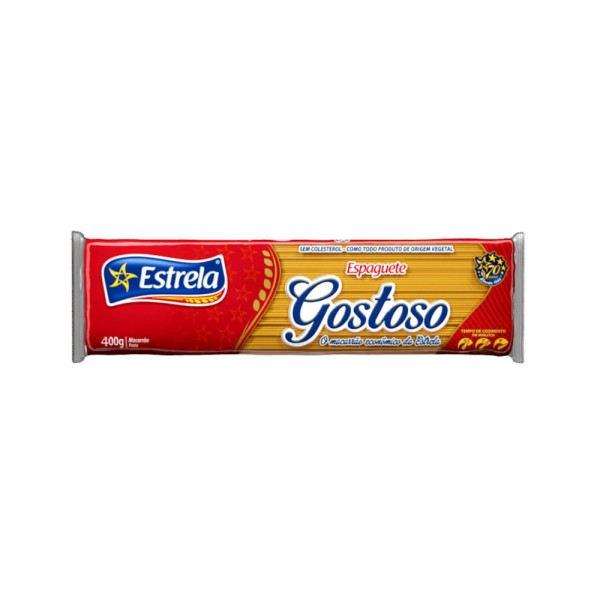 Encontraproduto.com.br - Macarrão Estrela Gostoso Espaguete 400g