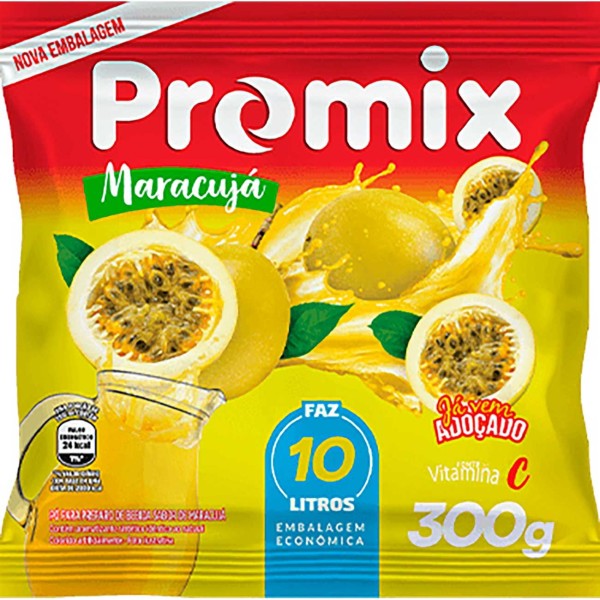 Encontraproduto.com.br - Refresco em Pó Promix Maracujá Pacote com 300g