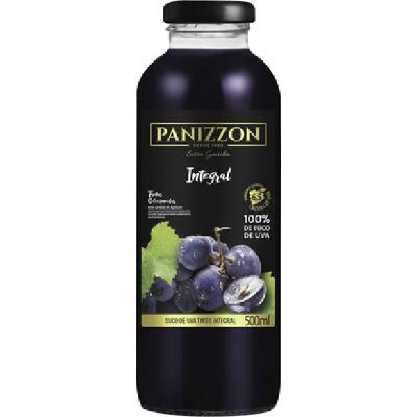 Encontraproduto.com.br - Suco Integral de Uva Panizzon Garrafa com 500ml