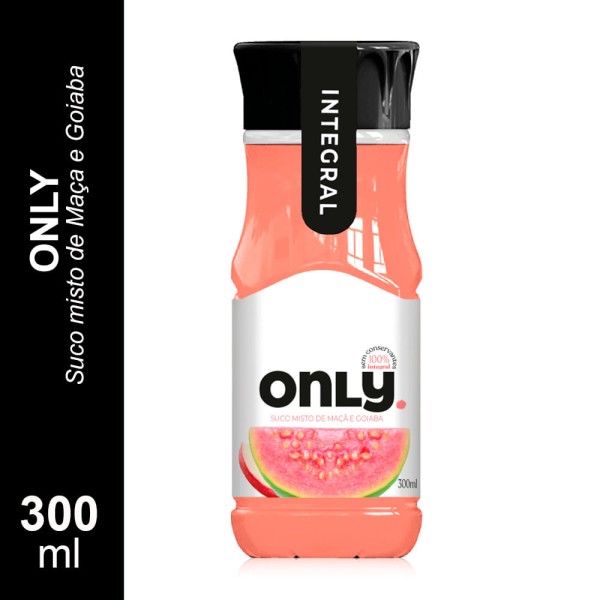 Encontraproduto.com.br - Suco Only Integral Goiaba e Maçã 300ml