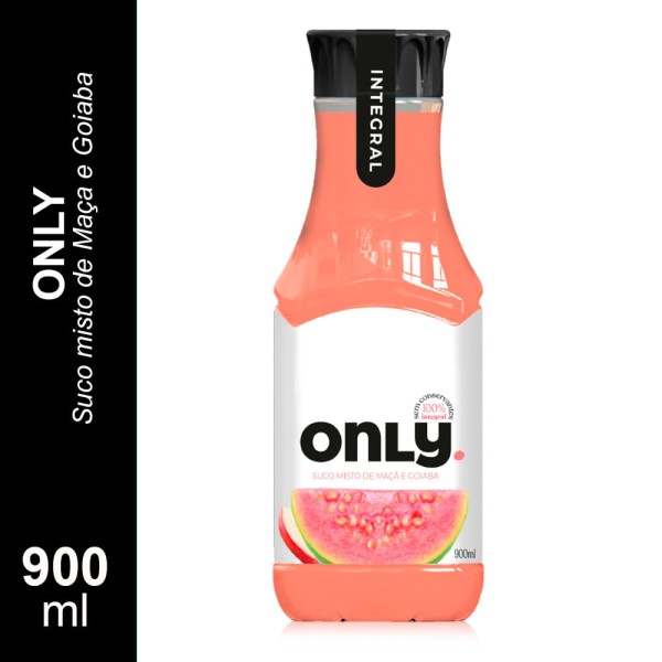Encontraproduto.com.br - Suco Only Integral Goiaba e Maçã 900ml