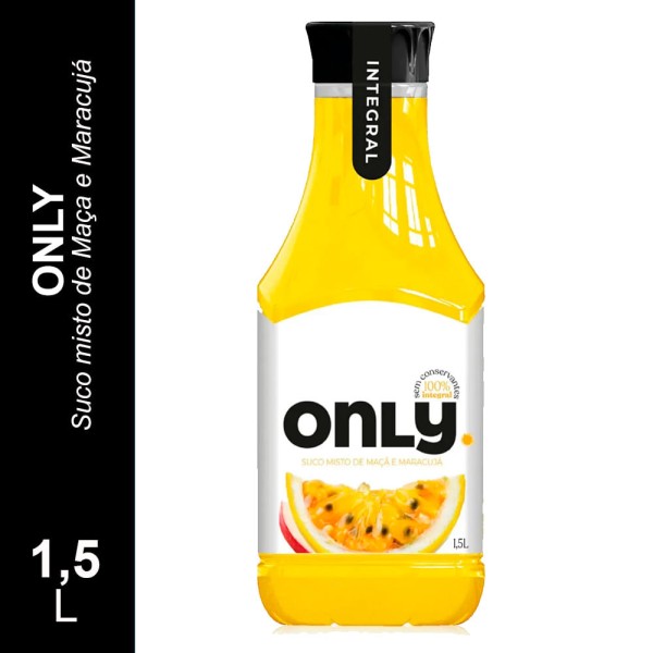 Encontraproduto.com.br - Suco Integral Only Maracujá e Maçã 1.5l