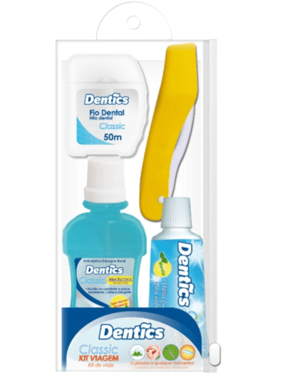 Encontraproduto.com.br - Kit Viagem Dentics Classic