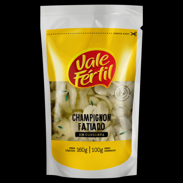 Encontraproduto.com.br - CHAMPIGNON FATIADO VALE FERTIL SACHE 100G