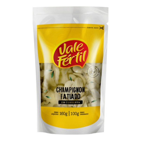 Encontraproduto.com.br - CHAMPIGNON FATIADO VALE FERTIL SACHE 100G