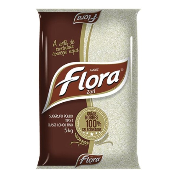 Encontraproduto.com.br - Arroz Flora Agulhinha - Tipo 1 Pacote com 5kg