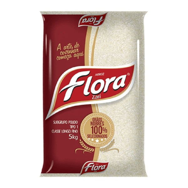 Encontraproduto.com.br - Arroz Flora Agulhinha - Tipo 1 Pacote com 5kg