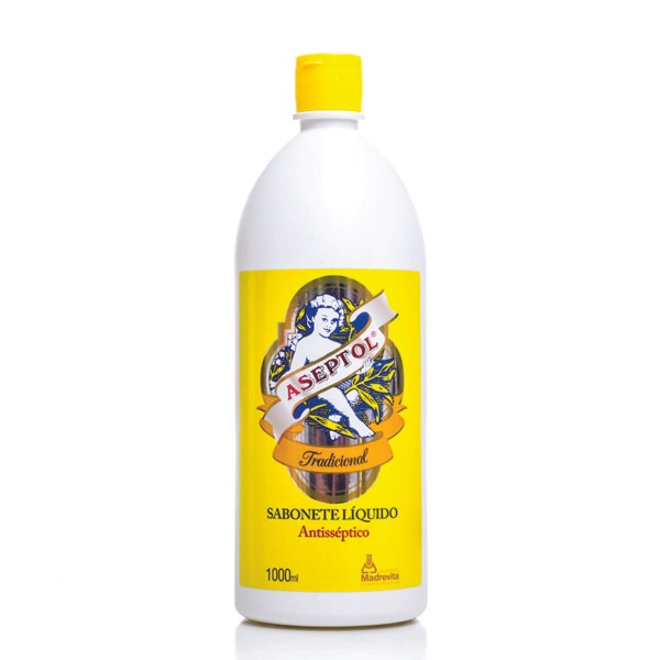 Encontraproduto.com.br - Sabonete Líquido Aseptol Tradicional Frasco 1000ml