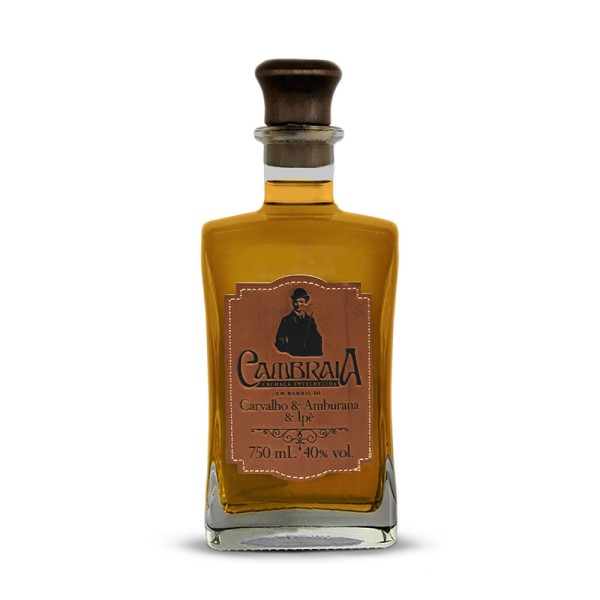 Cachaça Envelhecida de Carvalho, Amburana & Ipê Cambraia 750ml