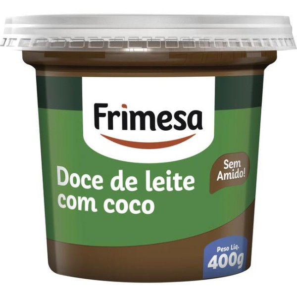 Encontraproduto.com.br - Doce de Leite Frimesa Com coco Pote com 400g