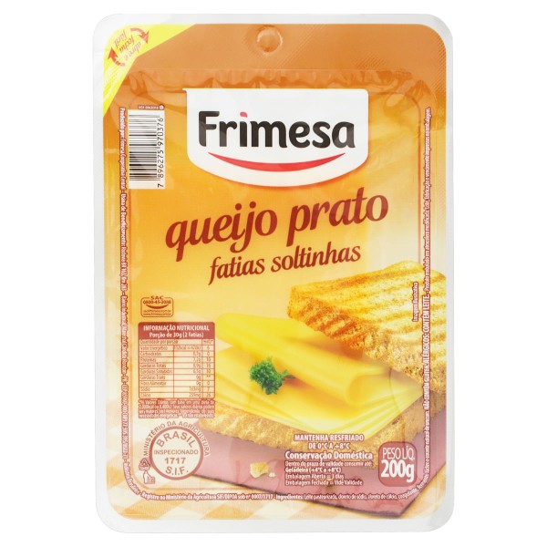 Encontraproduto.com.br - Queijo Prato Frimesa Fatiado 200g