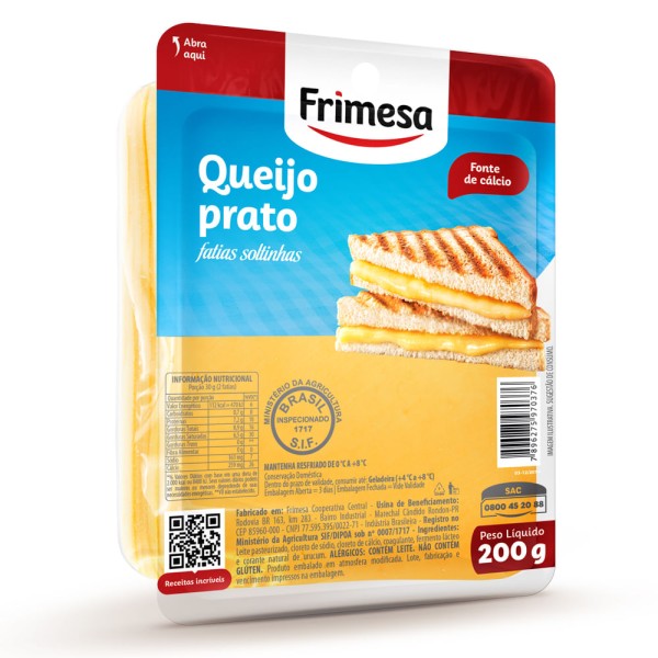 Encontraproduto.com.br - Queijo Prato Frimesa Fatiado 200g