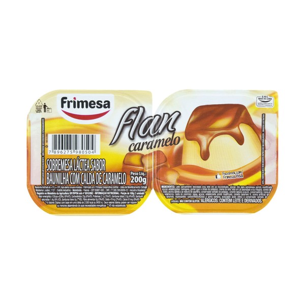 Encontraproduto.com.br - Sobremesa Láctea Frimesa Baunilha Com Caramelo 200g