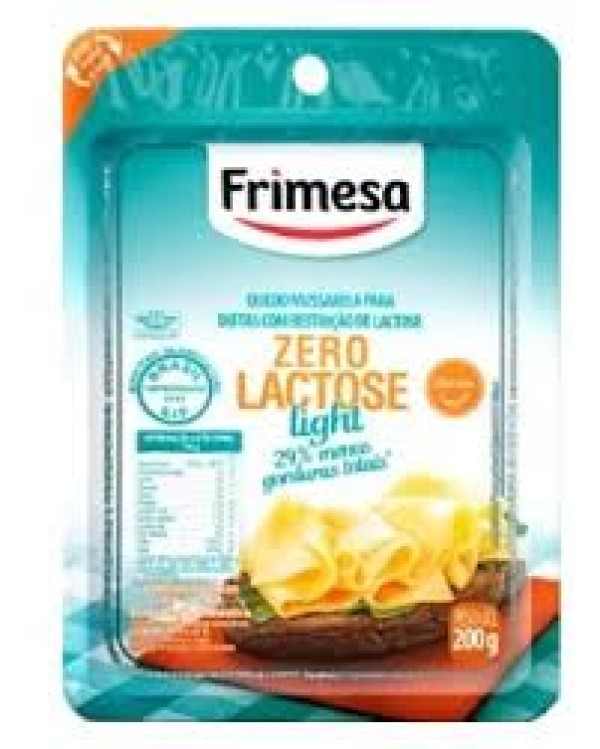 Encontraproduto.com.br - Queijo Mussarela Zero Lactose Light  Frimesa Bandeja 200g