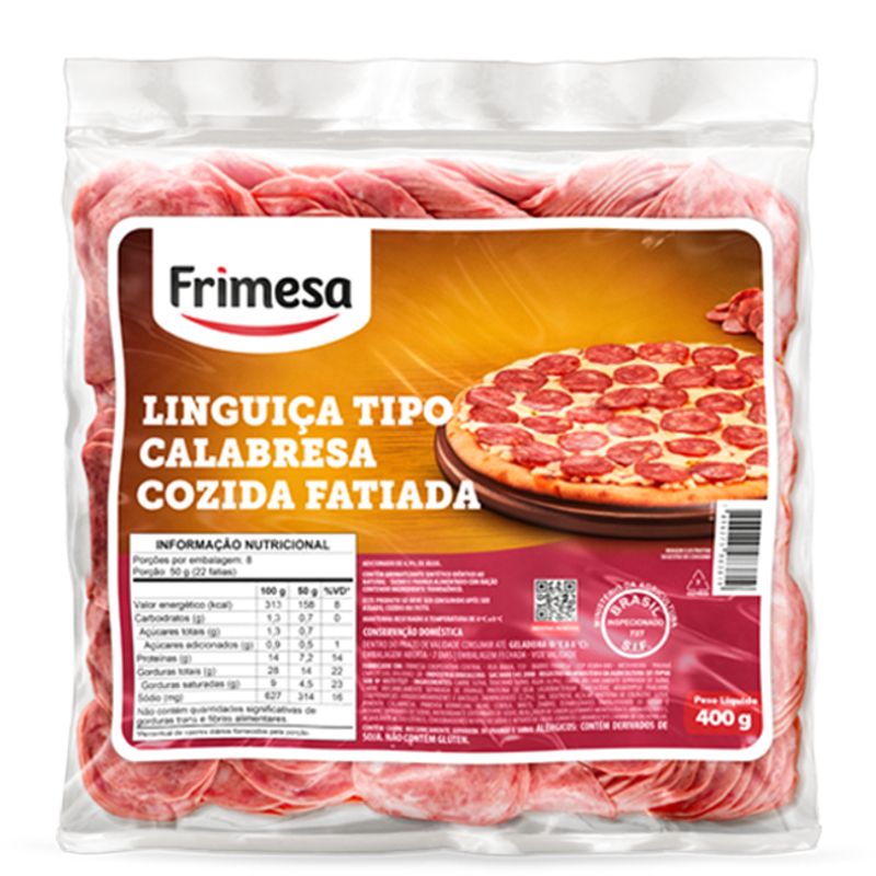 Linguiça Calabresa Frimesa 400g Fatiada