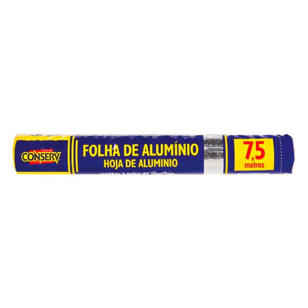 Encontraproduto.com.br - Papel Alumínio em Rolo Conserv 30cmx7,5m