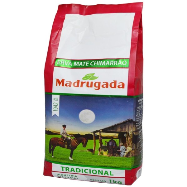 Encontraproduto.com.br - Erva Mate Madrugada Tradicional Laminada 1kg