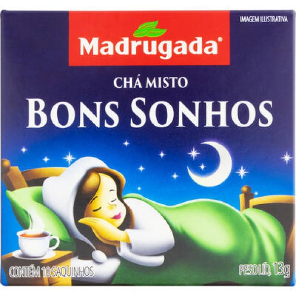 Chá Misto Madrugada Bons sonhos Caixeta com 13g