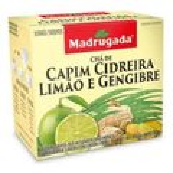 Encontraproduto.com.br - Chá de Capim Cideira limão e Gengibre Madrugada 10 Unidades 10g