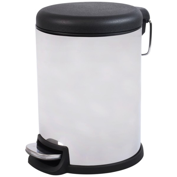 Encontraproduto.com.br - Lixeira Pratic Casa Redonda Inox 3l Un