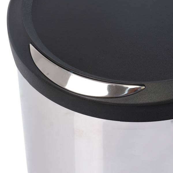 Encontraproduto.com.br - Lixeira Pratic Casa Redonda Inox 3l Un