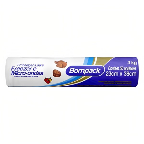 Encontraproduto.com.br - Saco para Freezer Pratic Casa 3kg com 50 unidades