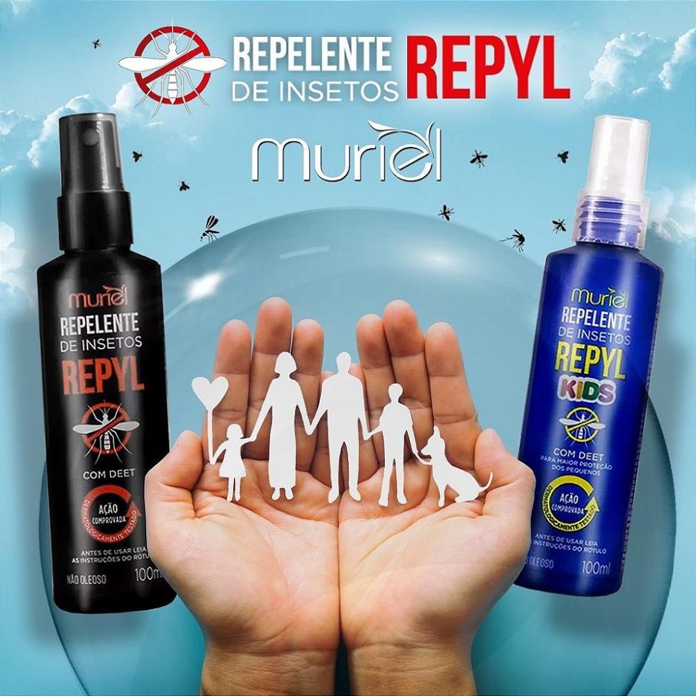 Encontraproduto.com.br - Repelente Muriel Repyl Kids 100ml