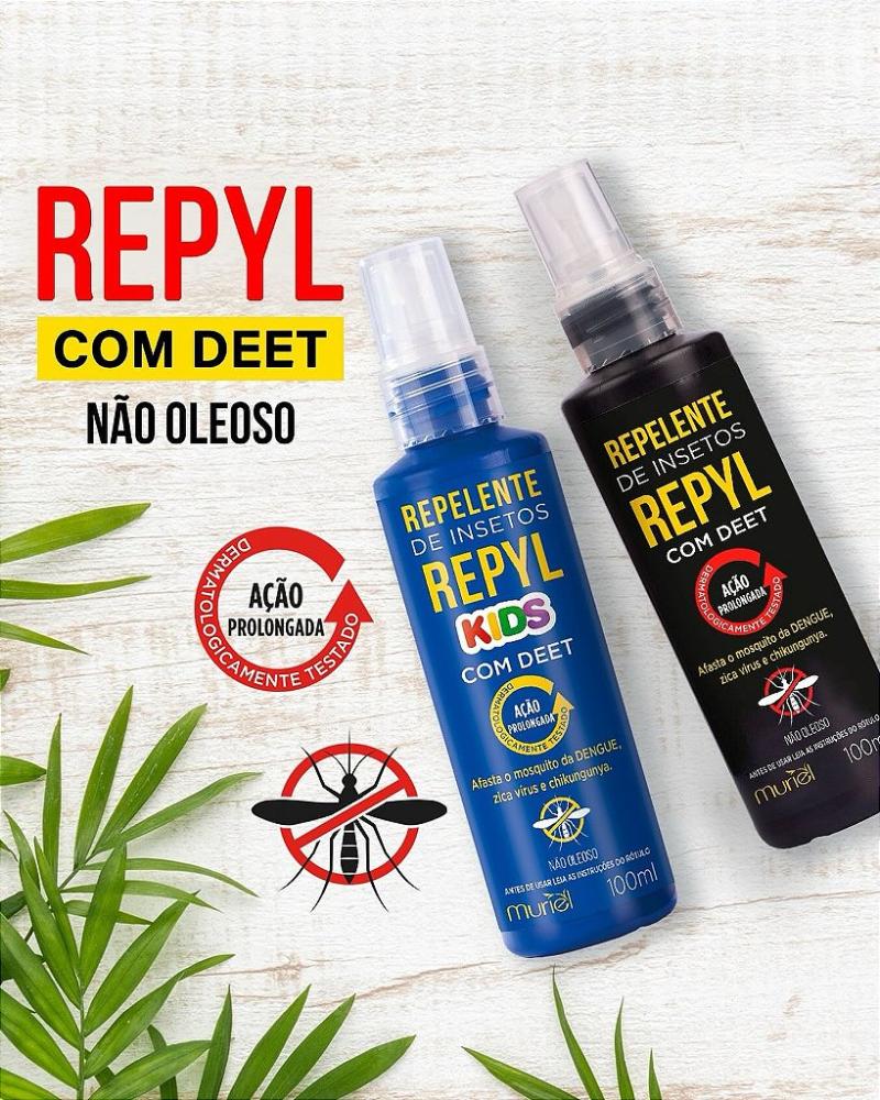 Encontraproduto.com.br - Repelente Muriel Repyl Kids 100ml