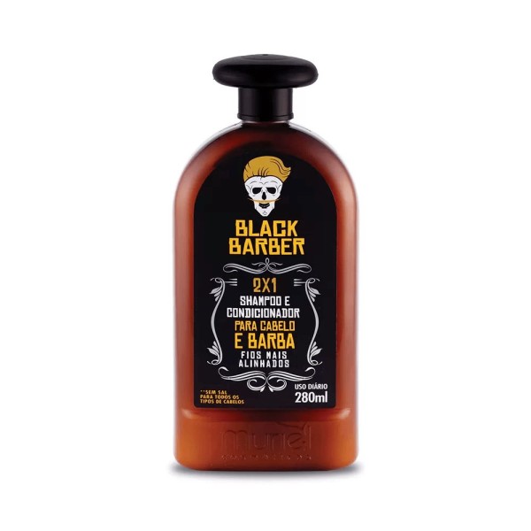 Encontraproduto.com.br - Shampoo E Cond. Para Cabelo E Barba 2×1 Barber 280ml