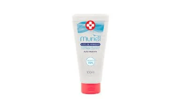 Alcool gel 70% higienizante Muriel 100ml