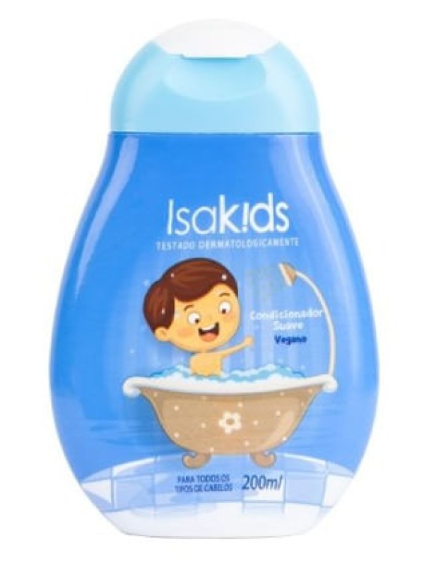 Encontraproduto.com.br - Condicionador Isakids para Todos os Tipos de Cabelo Menino - 200ml