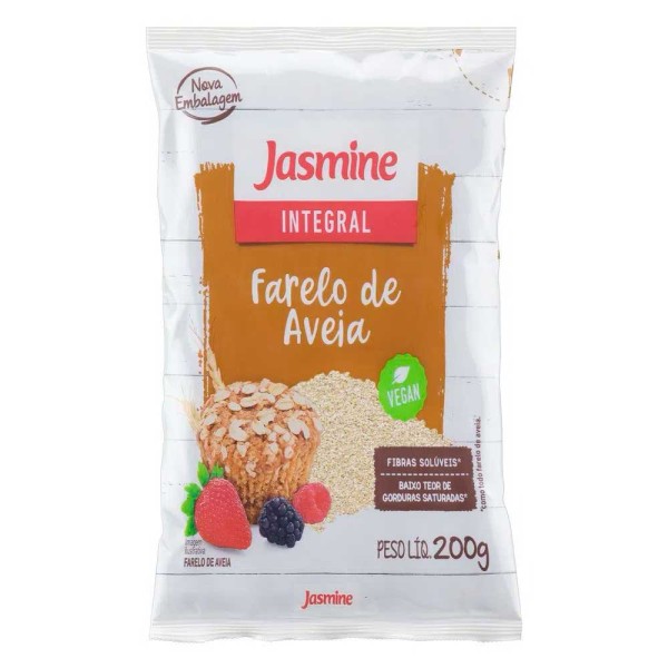 Encontraproduto.com.br - Farelo de Aveia Jasmine Pacote 200g