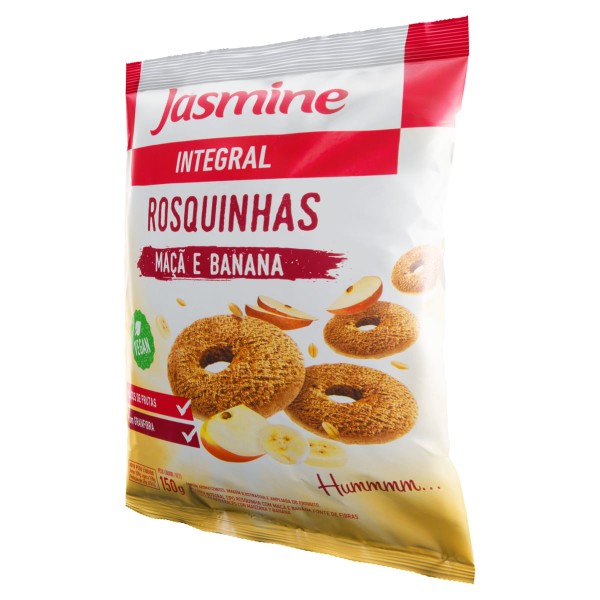 Encontraproduto.com.br - Rosquinha Integral Jasmine Banana Maça 120g