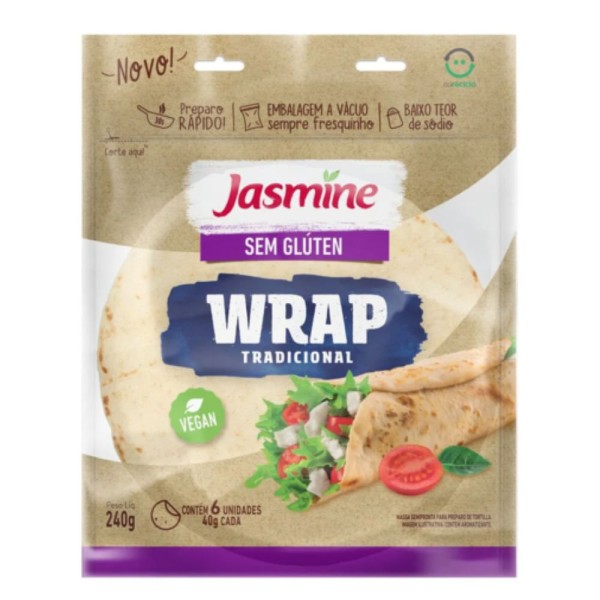 Encontraproduto.com.br - WRAP TRADICIONAL JASMINE 240G