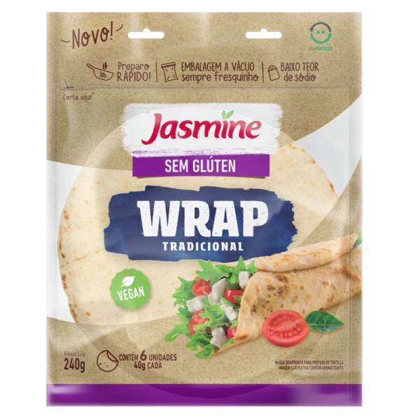 Encontraproduto.com.br - WRAP TRADICIONAL JASMINE 240G