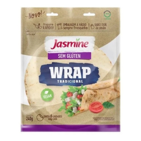 Encontraproduto.com.br - WRAP TRADICIONAL JASMINE 240G